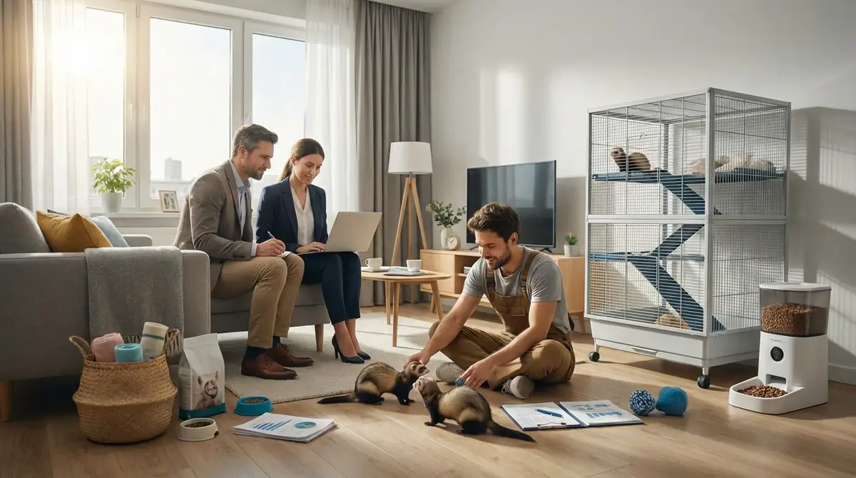 共働きでフェレットを飼う際の注意点と対策