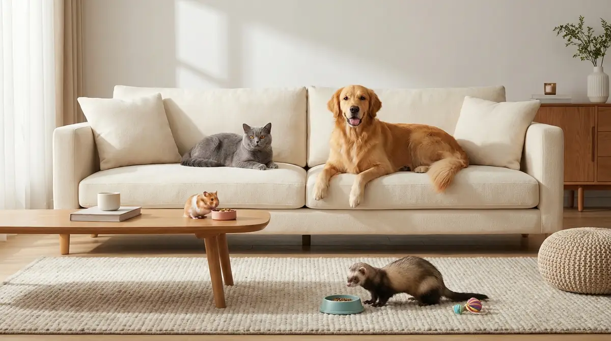 犬・猫・ハムスターとフェレットを飼って比較してみた