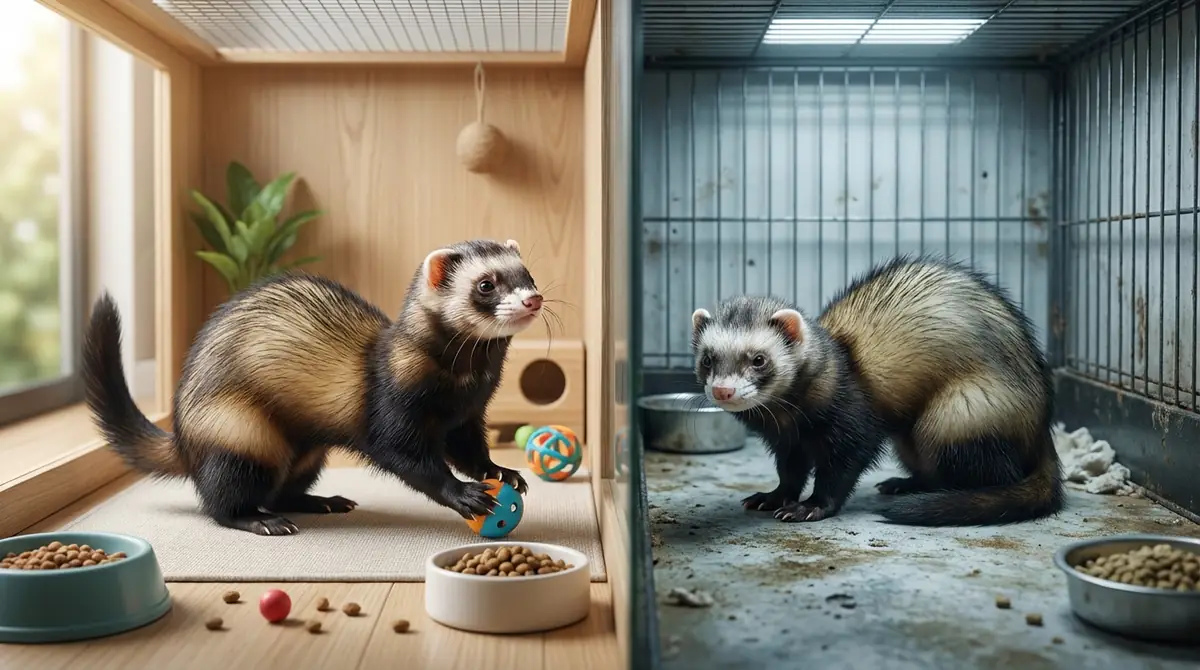 ペットショップ選びで失敗するとフェレットの寿命が縮む理由