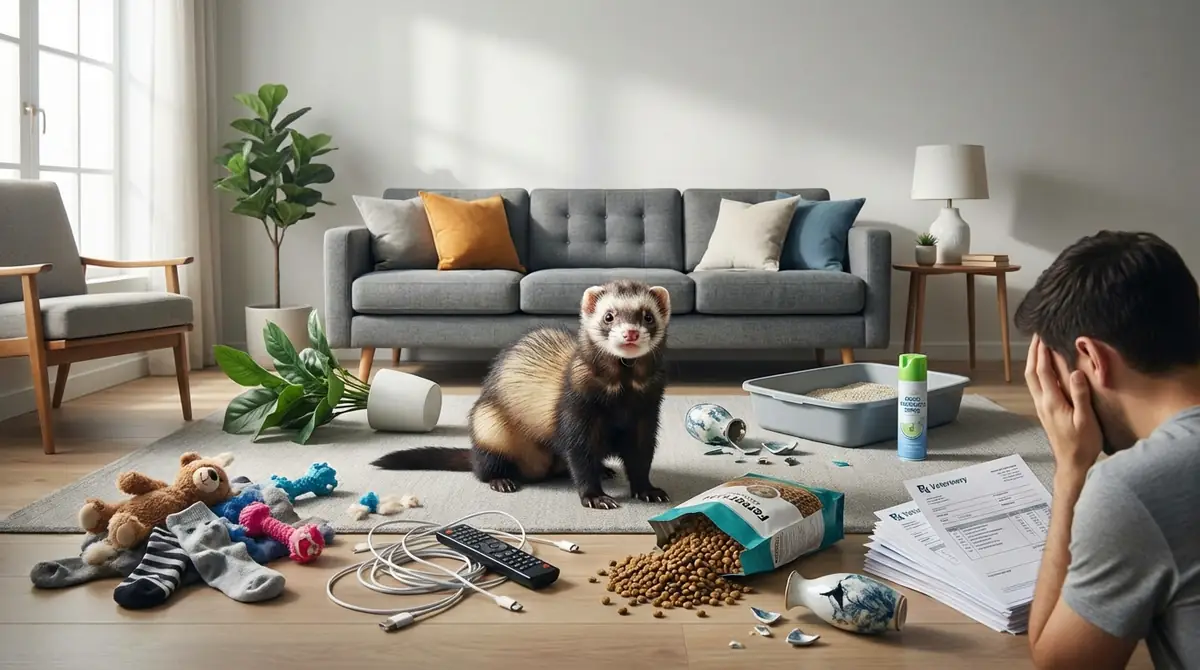 フェレットを飼って後悔する7つの理由【深刻度順ランキング】