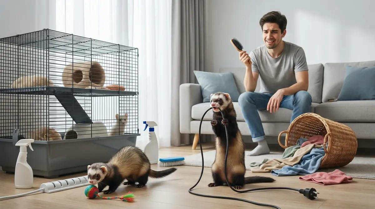 一人暮らしでフェレットを飼う5つのデメリットと対策