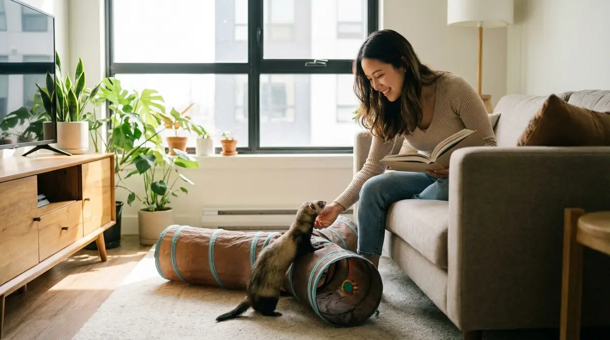 一人暮らしでフェレットを飼って後悔しないための心構え