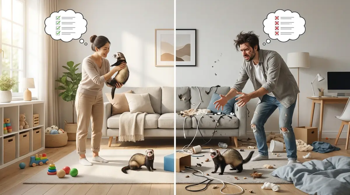 【チェックリスト】フェレットが向いている人・向いていない人