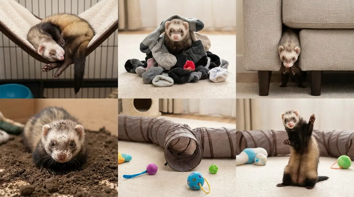 【共感度MAX】フェレット飼い主なら絶対わかるあるあるTOP5