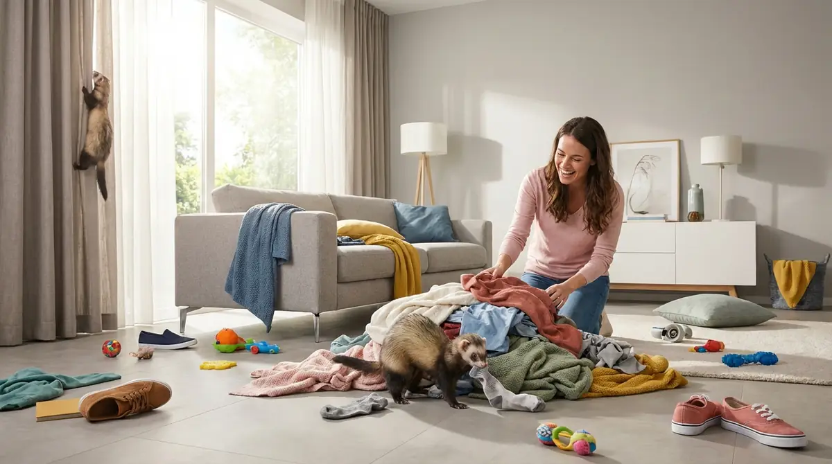 【生活編】フェレット飼い主のあるある7選|部屋も暮らしも激変