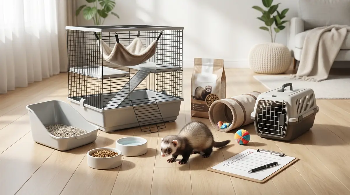 赤ちゃんフェレットを迎える前に揃える必須グッズ【チェックリスト付き】