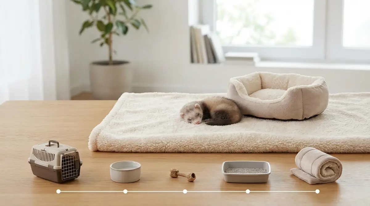 赤ちゃんフェレットの迎え方｜当日〜1週間の過ごし方タイムライン