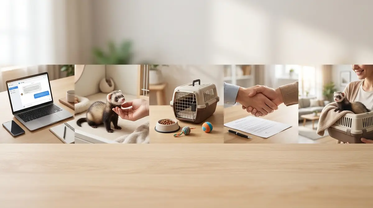フェレット購入の流れ｜問い合わせから引き渡しまで5ステップ