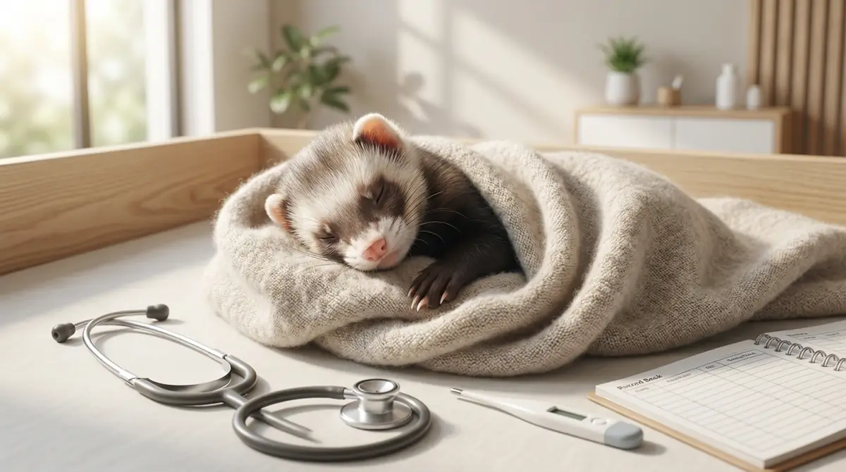 赤ちゃんフェレットの健康管理とチェックポイント