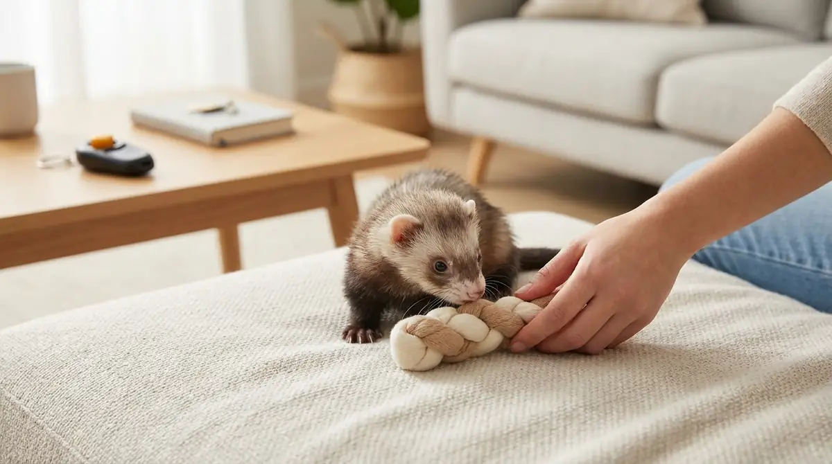 赤ちゃんフェレットの噛み癖対策としつけの基本