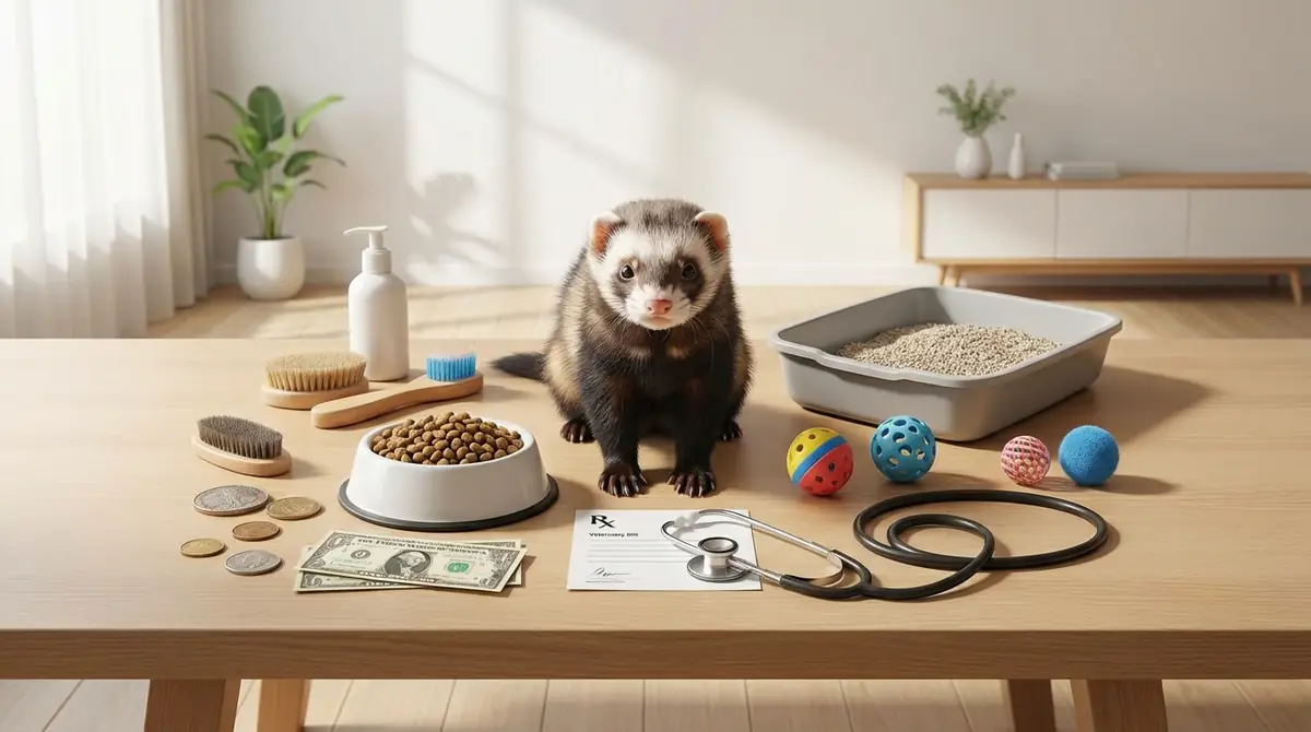 フェレットの月々の飼育費用｜ランニングコストの内訳