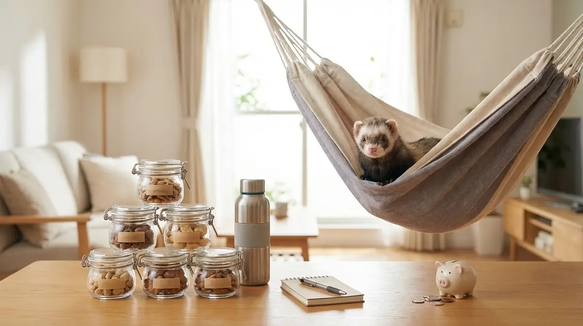 フェレットの飼育費用を抑える7つの節約術