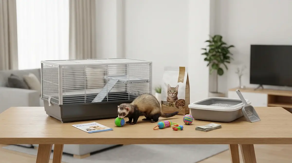 フェレットの値段以外にかかる初期費用|総額シミュレーション