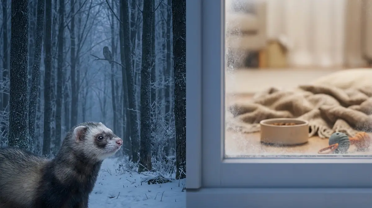 フェレットが野生で生きられない4つの理由