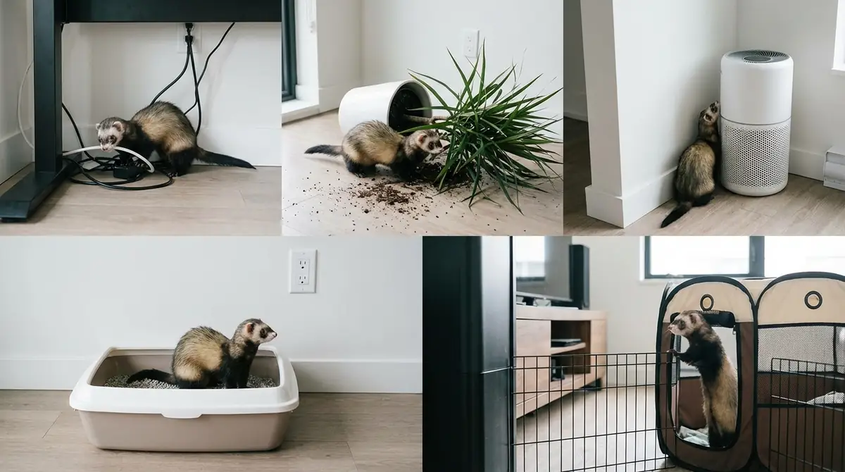 フェレットが「飼いにくい」と感じる5つの注意点