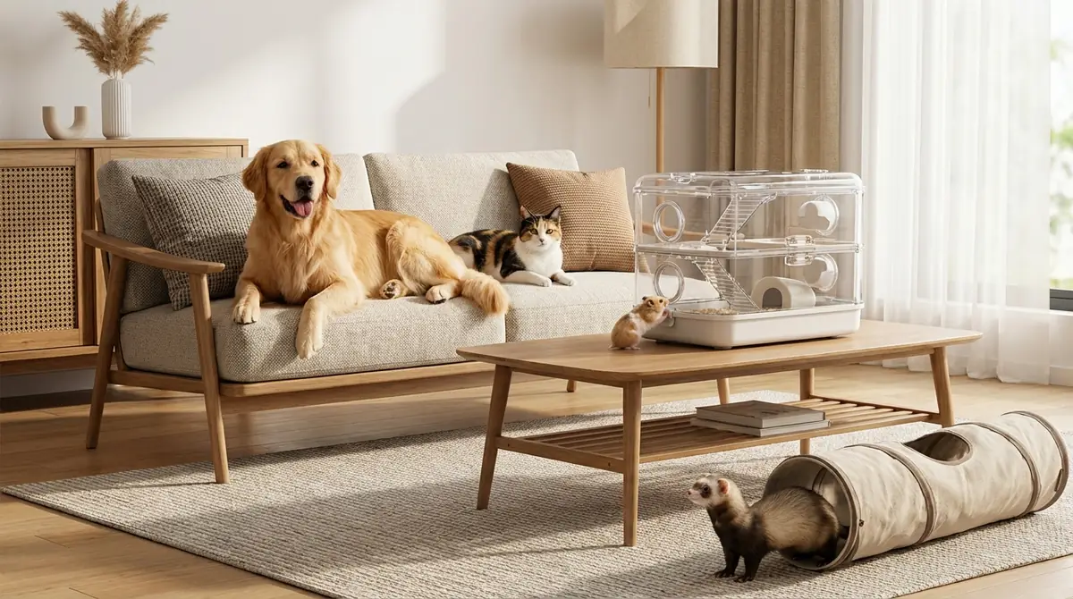 【比較表】犬・猫・ハムスターとフェレットの飼いやすさを徹底比較