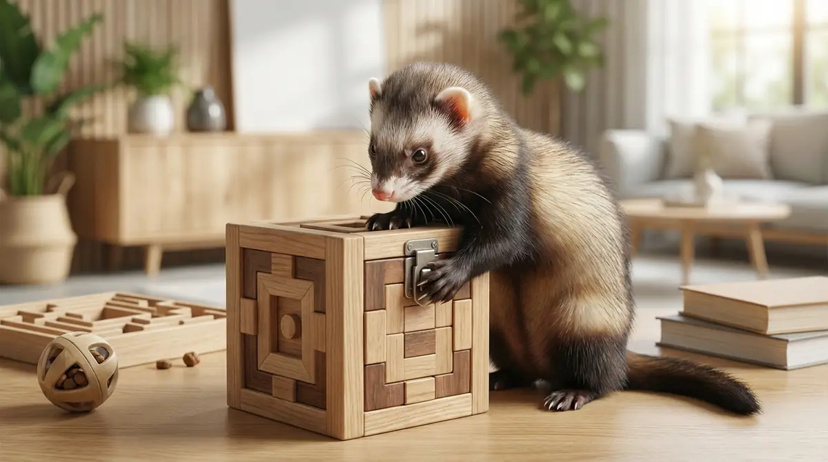 フェレットの知能が高いと言われる7つの理由【行動例で解説】