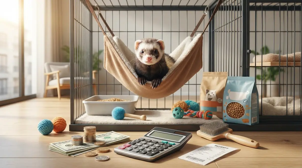 フェレット飼育の初期費用と月々の維持費