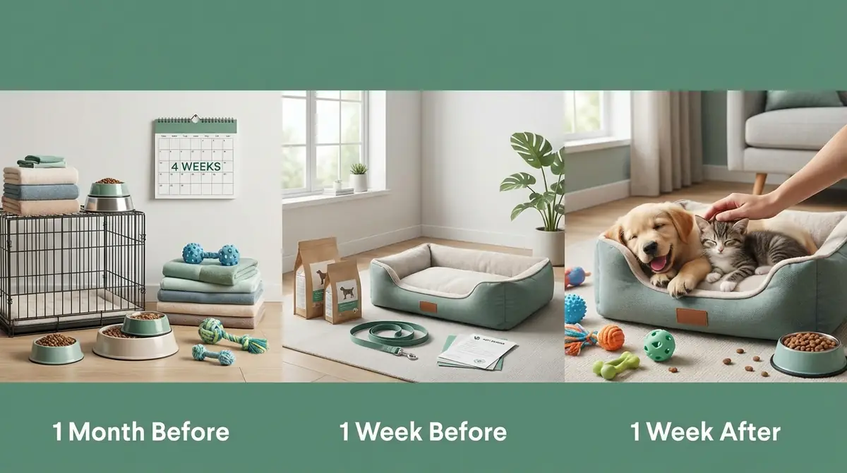 お迎え1ヶ月前〜1週間後の準備スケジュール