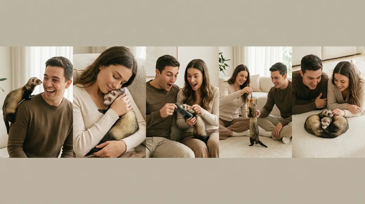 彼氏・彼女がフェレットに示す5つの反応パターン【体験談付き】