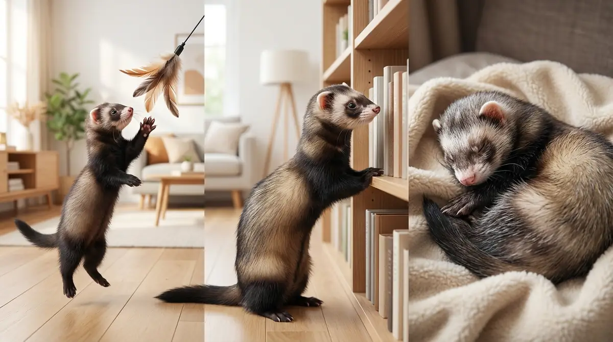 年齢で変わるフェレットの性格変化