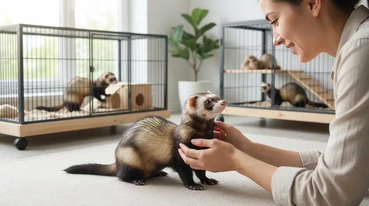 性格の良いフェレットの選び方｜ペットショップでのチェックポイント