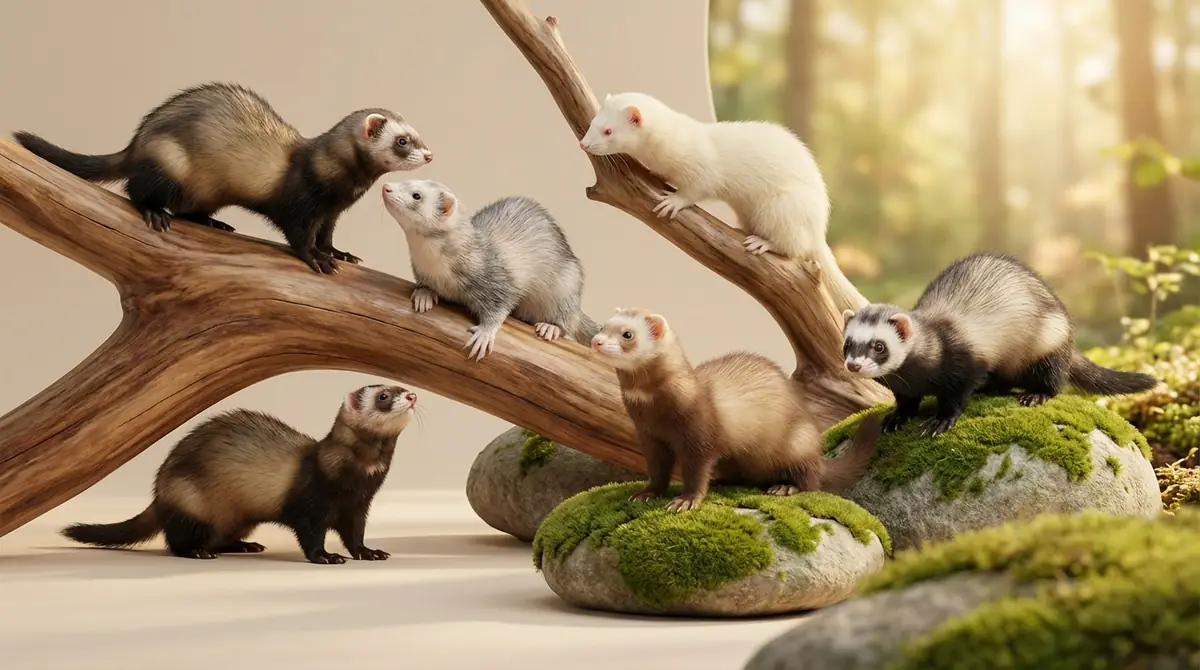 フェレットの種類ごとの特徴と違い