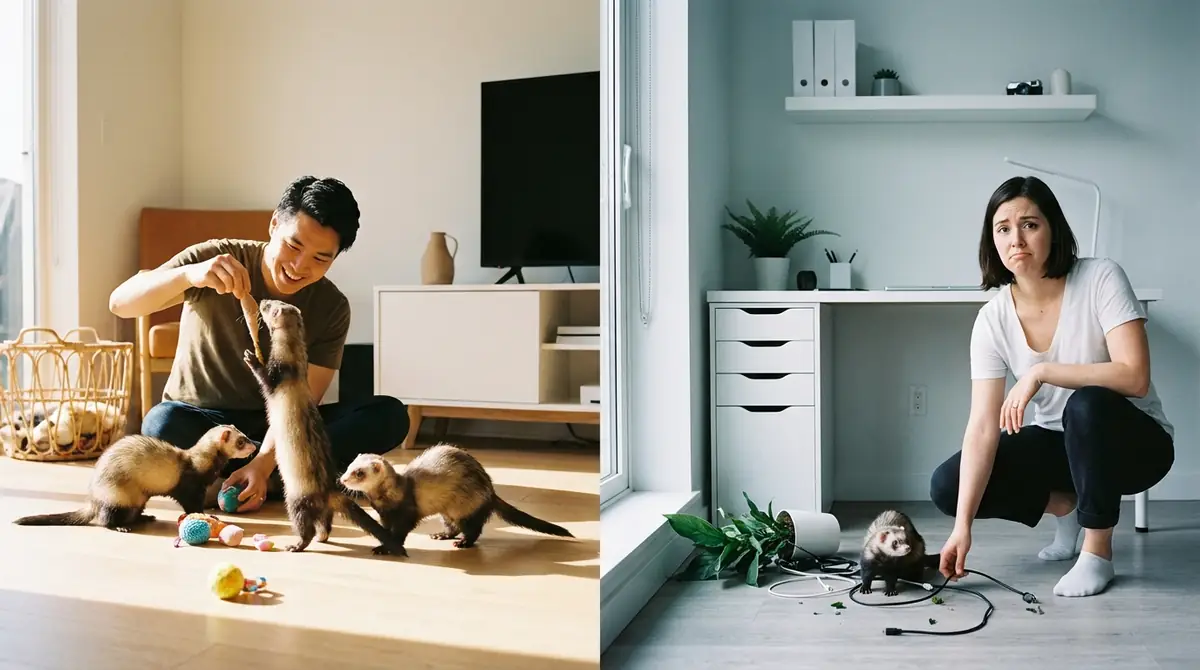 フェレットの特徴から見る向いている人・向いていない人