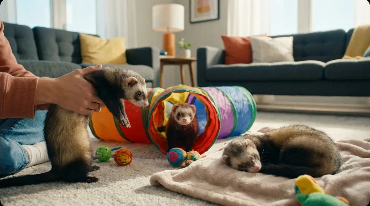 フェレットがペットとして人気の理由7選【飼い主の声も紹介】