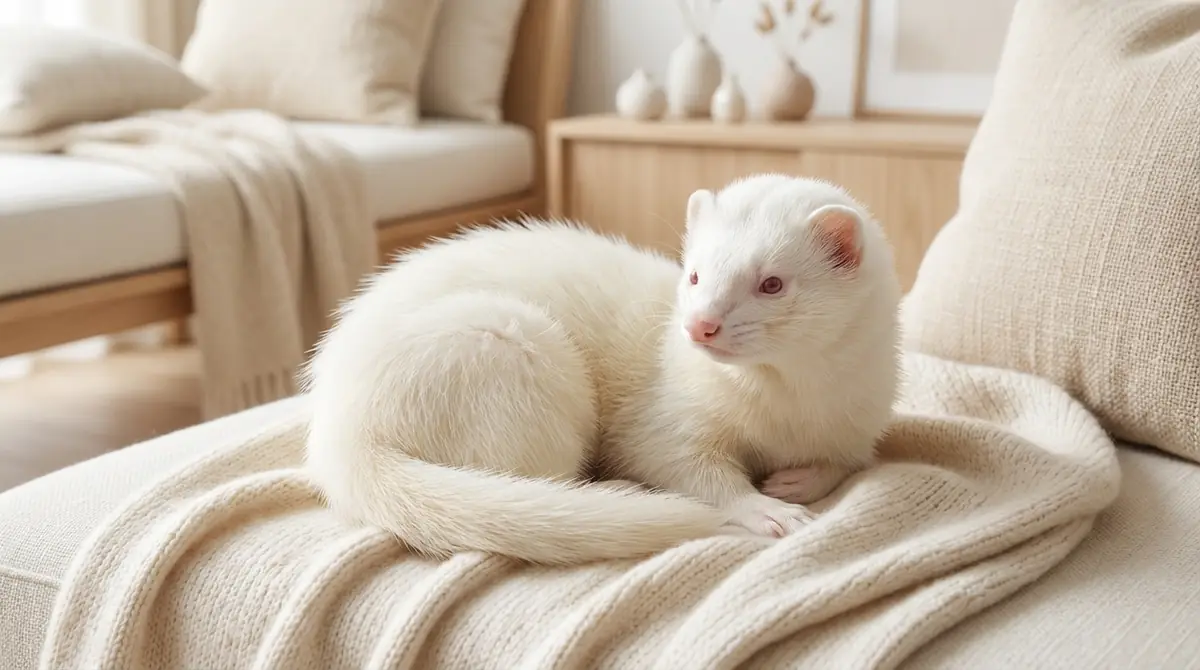 アルビノフェレットの値段相場は3万〜8万円