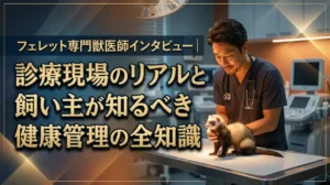 フェレット専門獣医師インタビュー｜診療現場のリアルと飼い主が知るべき健康管理の全知識