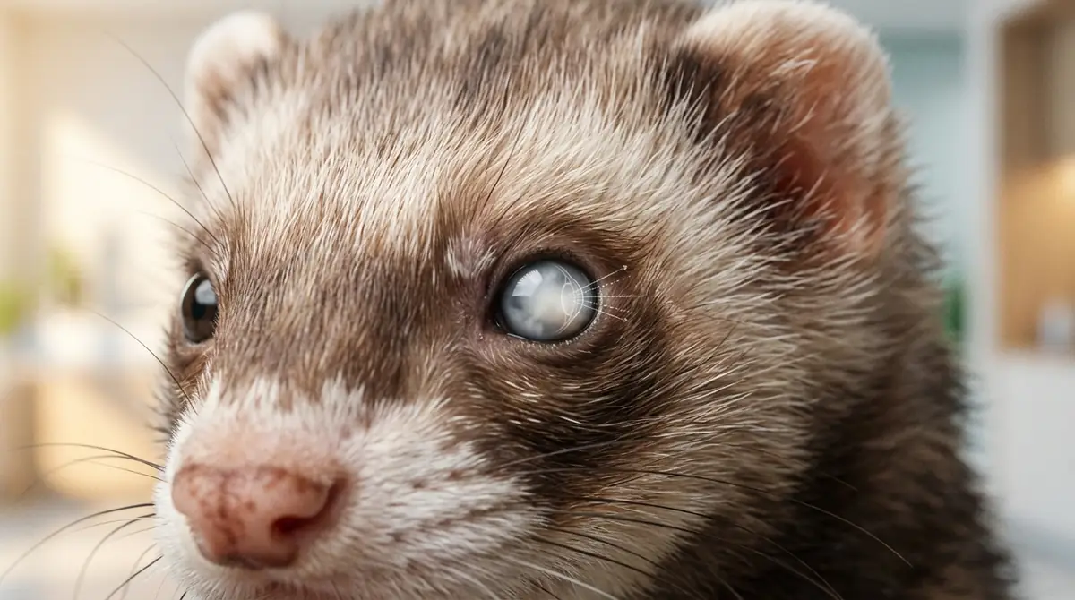 フェレットの白内障とは?発症の原因とメカニズム