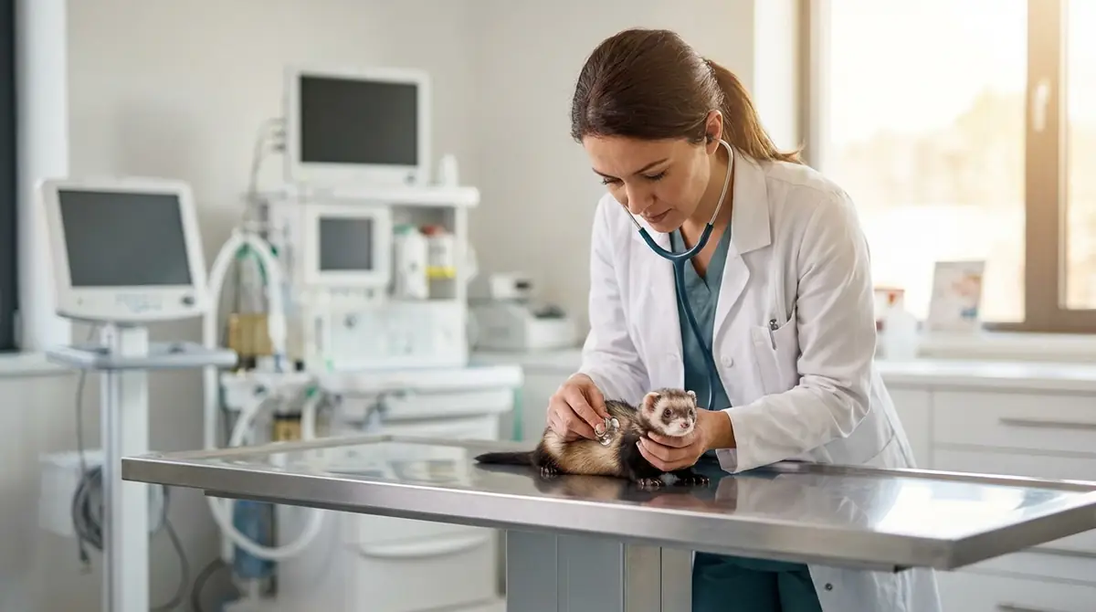 フェレット診療で獣医師が最も注意していること
