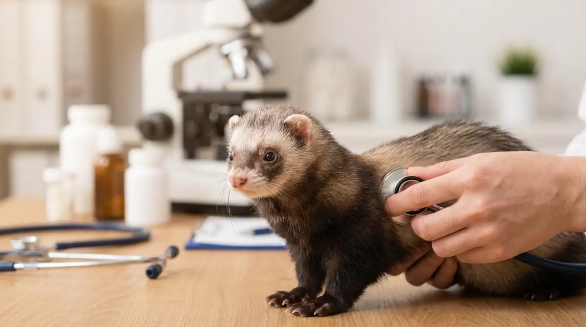 フェレットがかかりやすい病気TOP5｜獣医師が現場で多く診る疾患