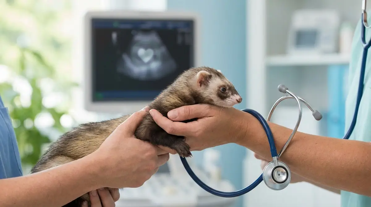 フェレットの心臓病は早期発見で長く一緒に過ごせる
