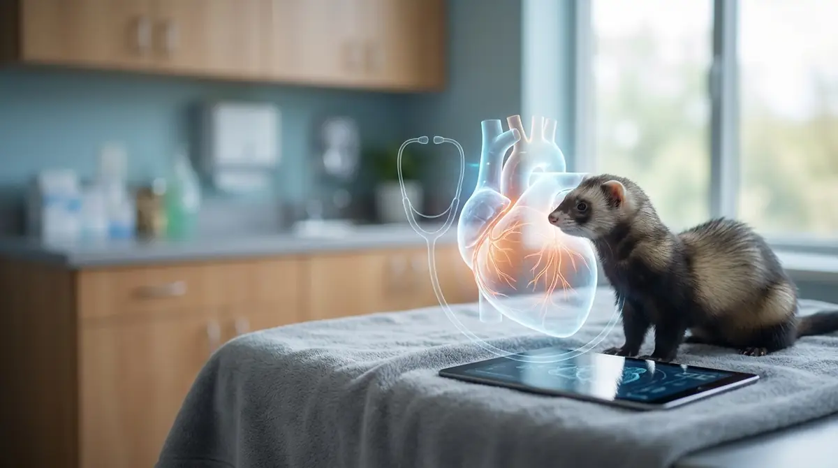 フェレットに多い心臓病の種類と特徴