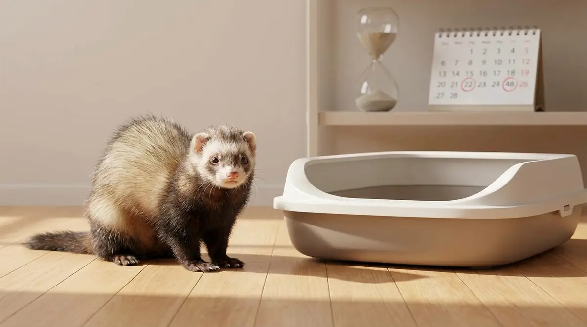フェレットの便秘は何日で危険？24時間で要注意・48時間で病院へ