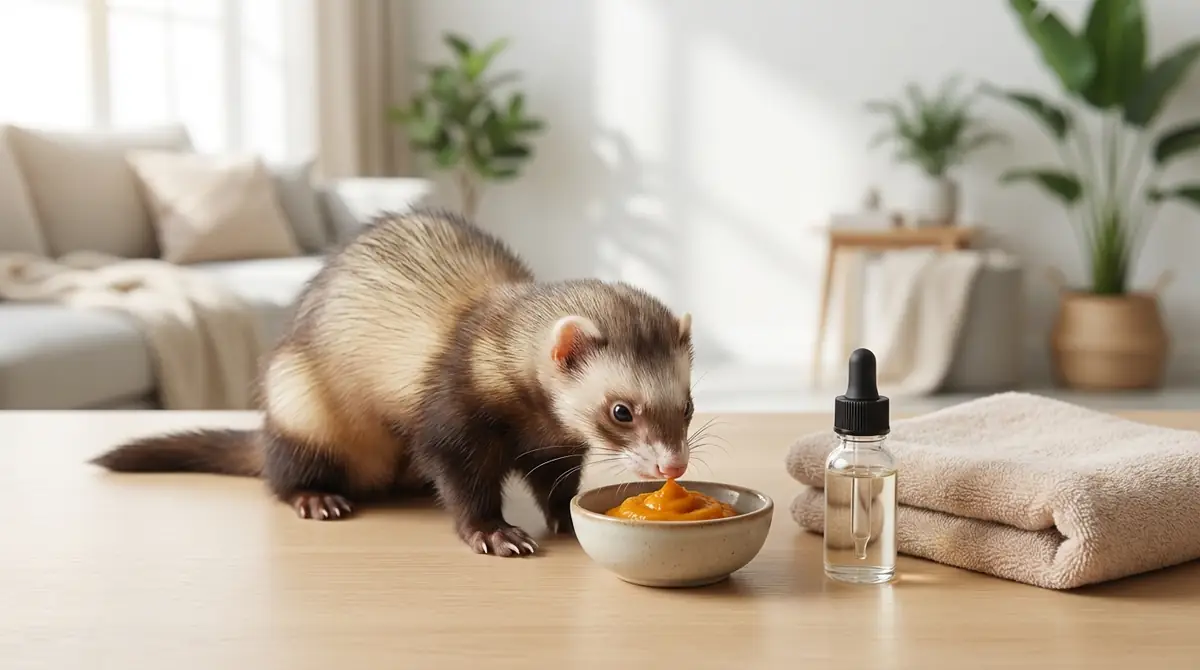 自宅でできるフェレットの便秘解消法5選