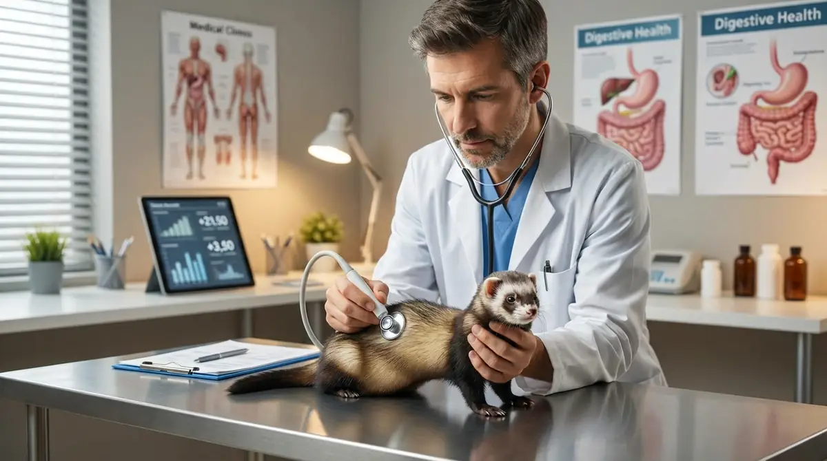 病院でのフェレットの便秘治療と費用の目安