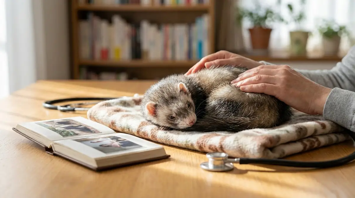 闘病したフェレットのプロフィール紹介