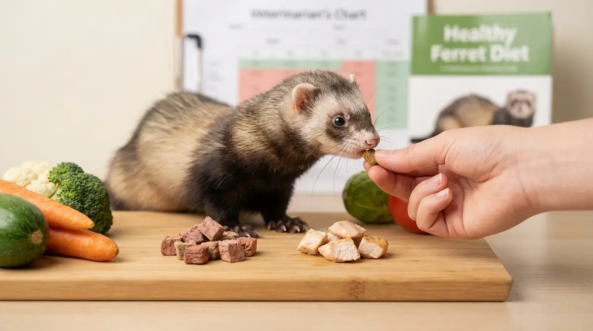 フェレットへのおやつの正しい与え方と注意点