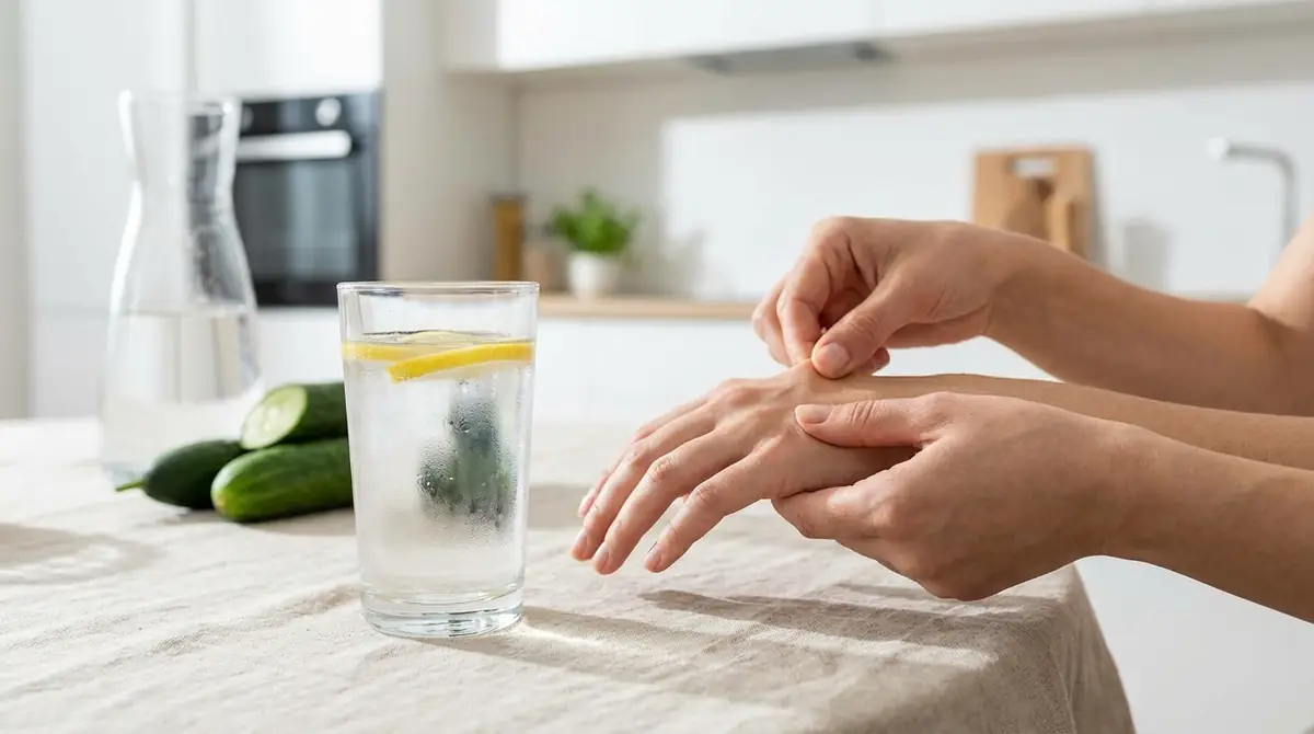 脱水症状のセルフチェック方法