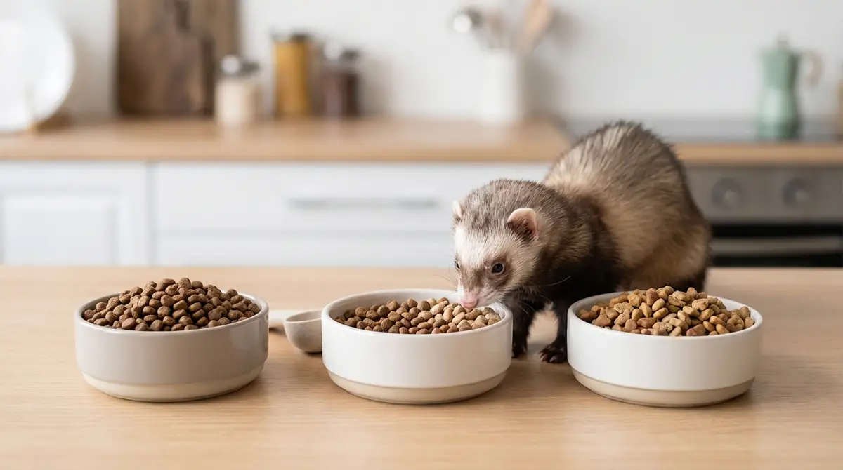 フェレットのフード切り替え方法｜正しい期間と混合比率