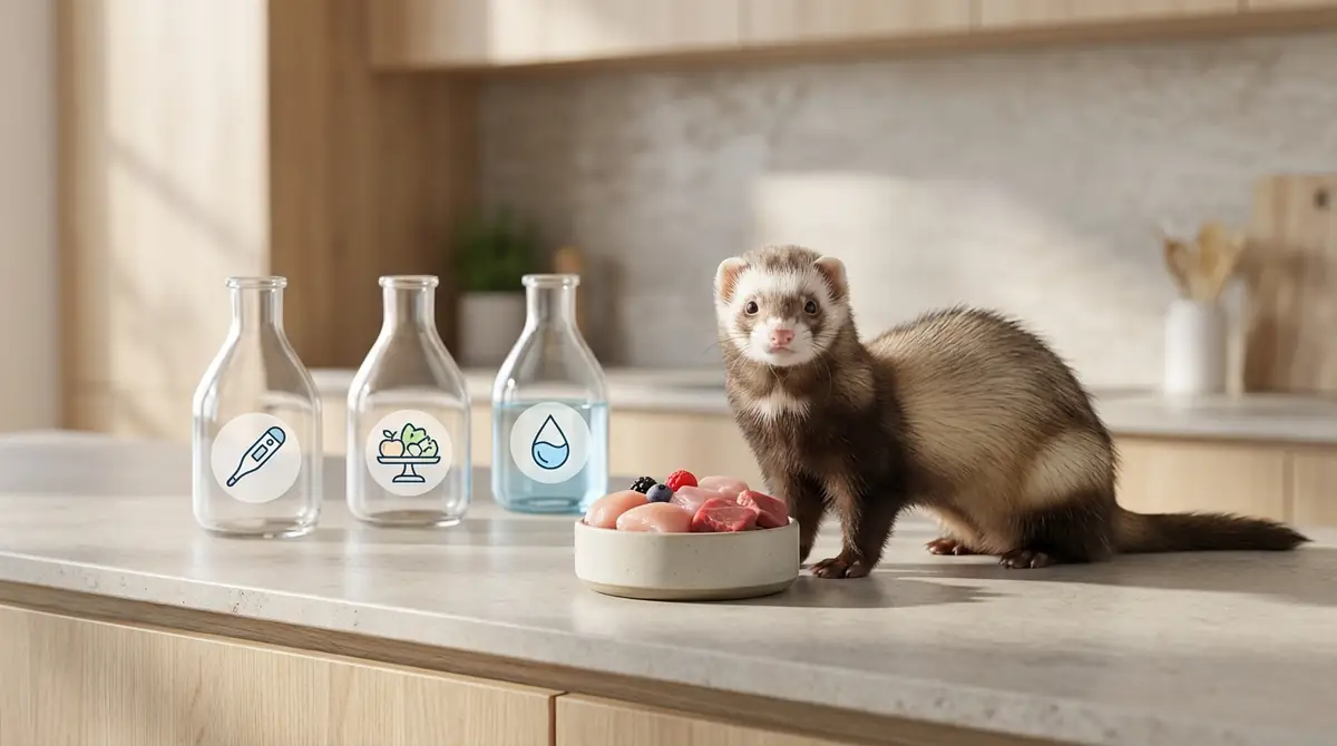 【結論】フェレットに生肉は与えてOK|守るべき3つの条件