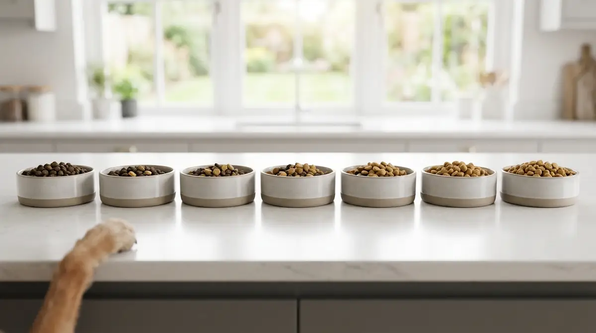 フードの切り替え方|少なくとも7日、個体によっては2〜3週間以上かける移行ステップ