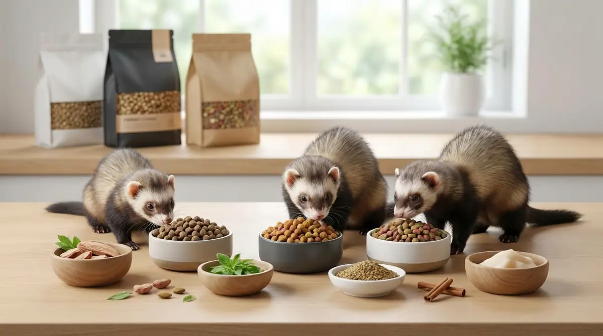 フェレットフードを選ぶ3つの評価軸と代表的な製品