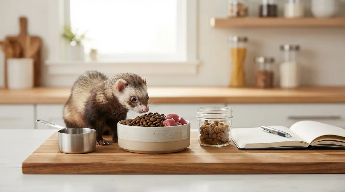 フェレットの安全な食事管理のポイント