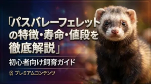 パスバレーフェレットの特徴・寿命・値段を徹底解説｜初心者向け飼育ガイド