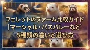 フェレットのファーム比較ガイド｜マーシャル・パスバレーなど5種類の違いと選び方