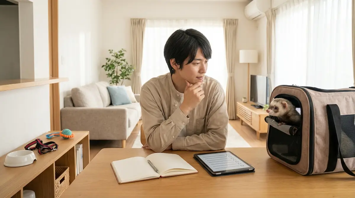 フェレット購入前に確認すべき5つのチェックポイント